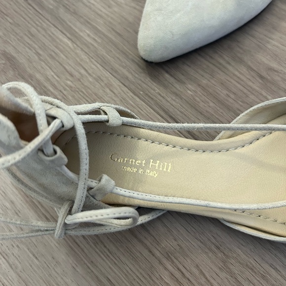 Garnett Hill high quality leather lace up flats- made in Italy - Picture 3 of 6